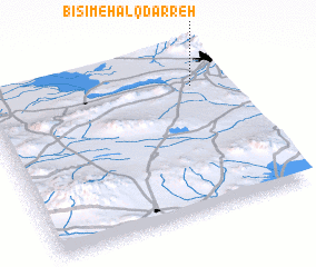 3d view of Bī Sīm-e Ḩalq Darreh