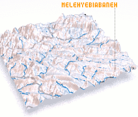 3d view of Meleh-ye Bīābāneh