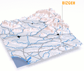 3d view of Bīzgeh