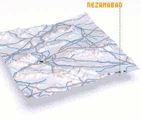 3d view of Nez̧āmābād