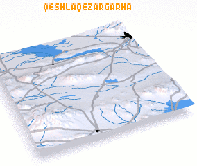 3d view of Qeshlāq-e Zargarhā