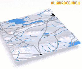 3d view of ‘Alīābād-e Gūneh