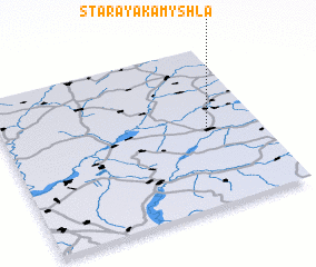 3d view of Staraya Kamyshla