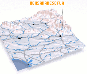 3d view of Keh Sarak-e Soflá