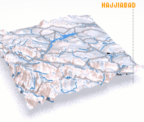 3d view of Ḩajjīābād