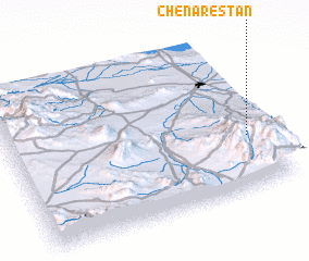 3d view of Chenārestān