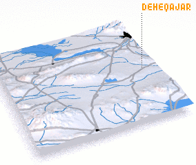 3d view of Deh-e Qajar