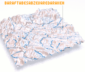 3d view of Bar Āftāb-e Sabzevār-e Darakeh