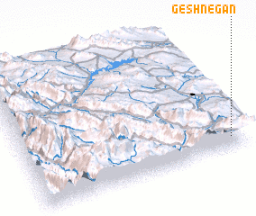 3d view of Geshnegān