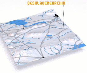 3d view of Qeshlāq-e Mehrchīn