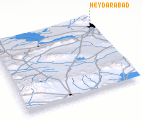 3d view of Ḩeydarābād