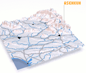 3d view of Āseh Kūh