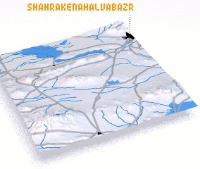 3d view of Shahrak-e Nahāl Va Baz̄r