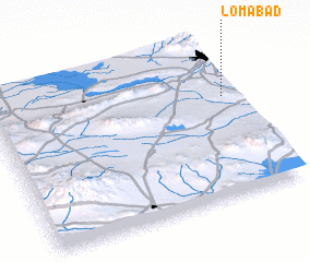 3d view of Lomābād