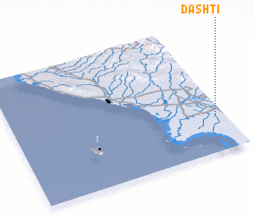 3d view of Dashtī