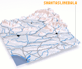 3d view of Shāh Taslīm-e Bālā