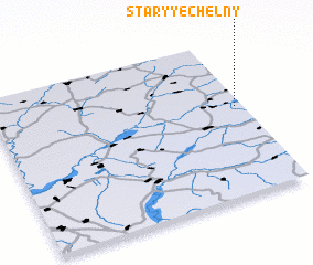 3d view of Staryye Chelny