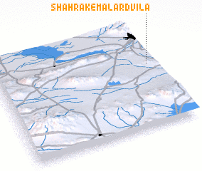 3d view of Shahrak-e Malārd Vīlā