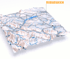 3d view of Mobārakeh