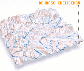 3d view of Deh Neseh-e Delī Gerdū