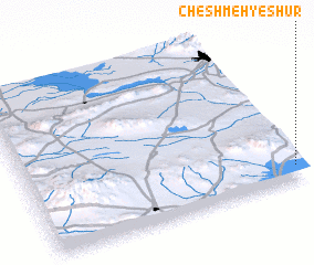 3d view of Cheshmeh-ye Shūr