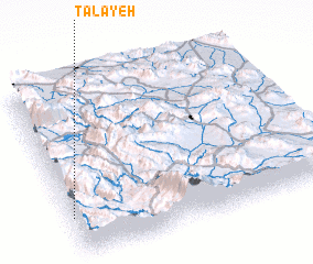 3d view of Talāyeh