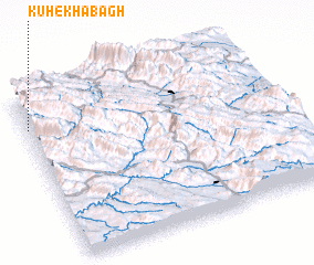 3d view of Kūh-e Khābāgh