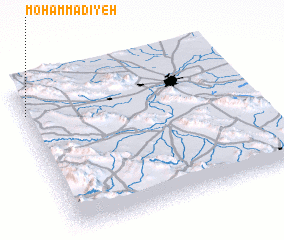 3d view of Moḩammadīyeh