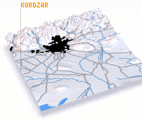 3d view of Kord Zār