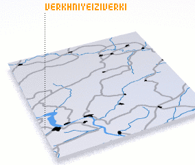 3d view of Verkhniye Iziverki