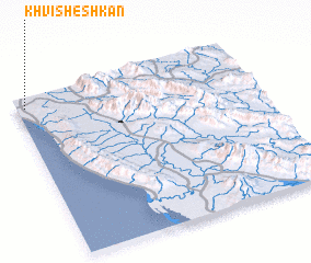 3d view of Khvīsh Eshkan