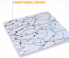 3d view of Staroye Adelyakovo