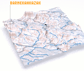 3d view of Barm-e Kahkazak