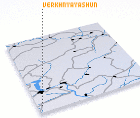 3d view of Verkhnyaya Shun\