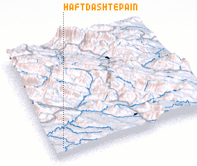 3d view of Haft Dasht-e Pā\