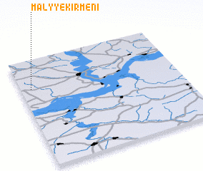 3d view of Malyye Kirmeni