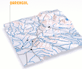 3d view of Qareh Gol