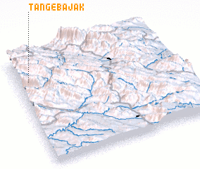 3d view of Tang-e Bajak