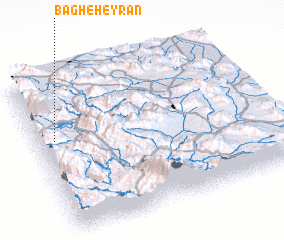 3d view of Bāgh-e Ḩeyrān