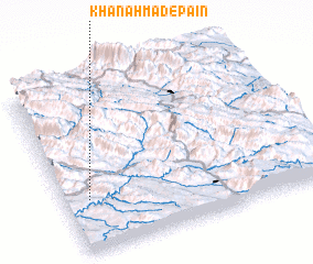 3d view of Khān Aḩmad-e Pāʼīn