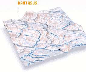 3d view of Dam Ţasūs