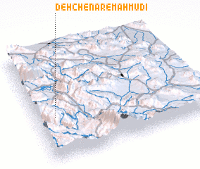 3d view of Deh Chenār-e Maḩmūdī