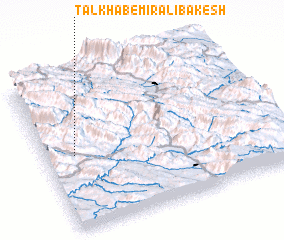 3d view of Talkhāb-e Mīr ‘Alī Bakesh