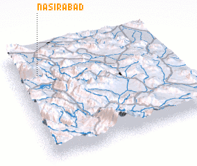 3d view of Naşīrābād