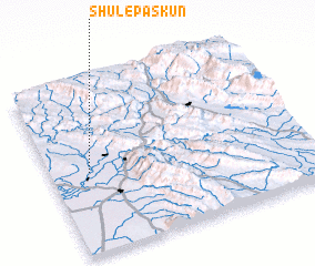 3d view of Shūl-e Paskūn