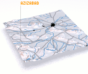 3d view of ‘Azīzābād
