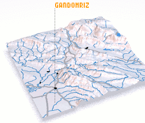 3d view of Gandom Rīz