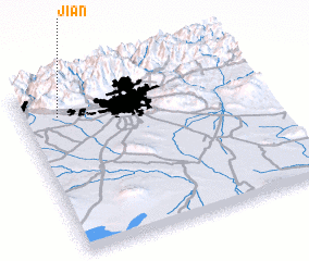 3d view of Jīān