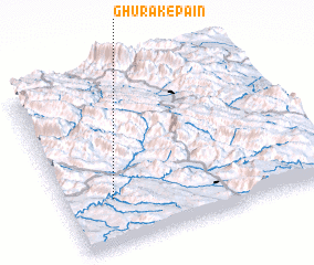 3d view of Ghūrak-e Pā\