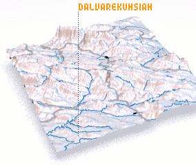 3d view of Dalvār-e Kūh Sīāh